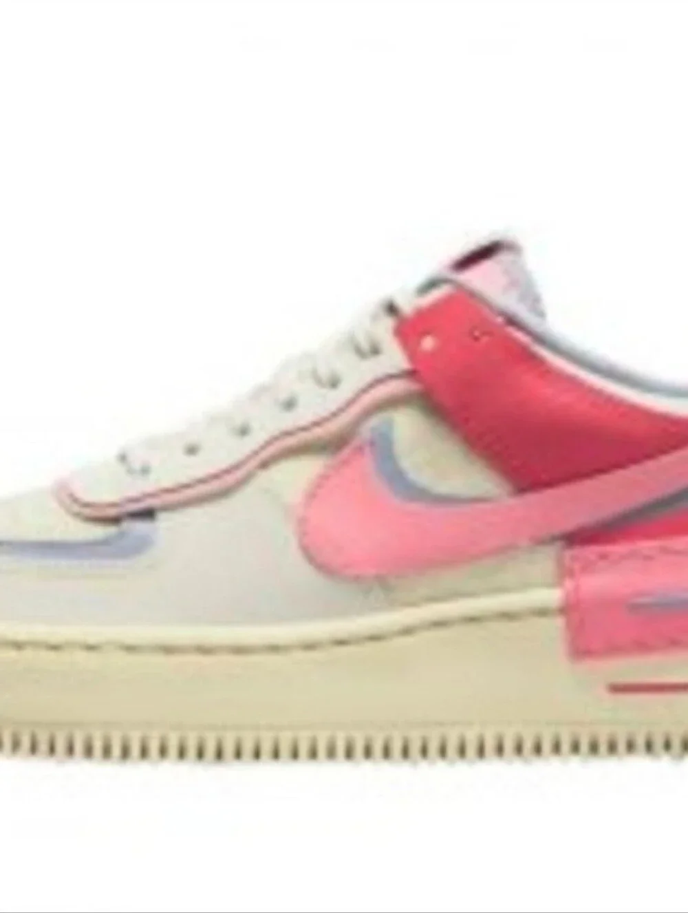 Nike Air Force 1 Shadow Low Sail Sea Coral Women's Size 12